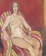 Henri Matisse Nude in an Armchair (mk35) oil painting